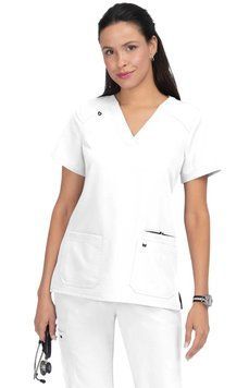 Костюм медичний KOI Next Gen з блузою Hustle and Heart white 16501 фото