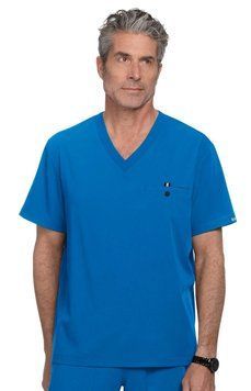 Блуза медична чоловіча koi Next Gen On Call royal blue 154601 фото