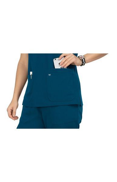 Костюм медичний KOI Next Gen з блузою Hustle and Heart caribbean blue 155401 фото