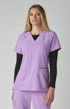 Костюм медичний KOI Next Gen з блузою Hustle and Heart passion lilac 15531 фото