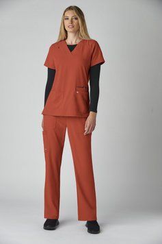 Костюм медичний KOI Next Gen з блузою Hustle and Heart burnt umber 15581 фото