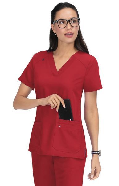 Костюм медичний KOI Next Gen з блузою Hustle and Heart ruby 19501 фото