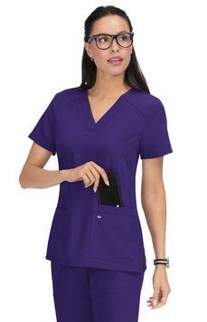 Костюм медицинский KOI Next Gen с блузой Hustle and Heart grape 18021 фото